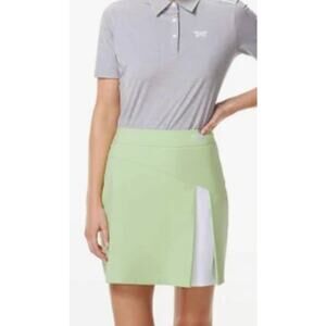 NWT PXG Sirocco Side Pleat Golf Skirt Green Performance Women’s XXS